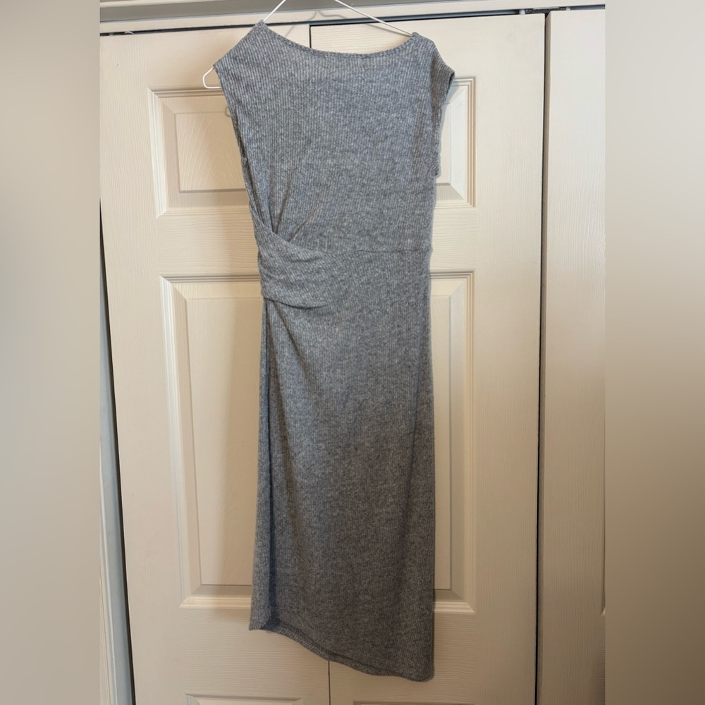 Love & Piece Heather Gray High Low Sweater Dress from Francesca’s